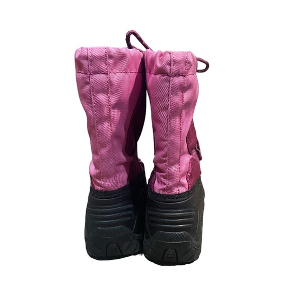 Kamik Magenta Pink Rubber Sole Canvas Snow/ Winter Boots - Picture 4 of 5